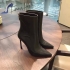 Dior black smooth calfskin ankle boot 10cm